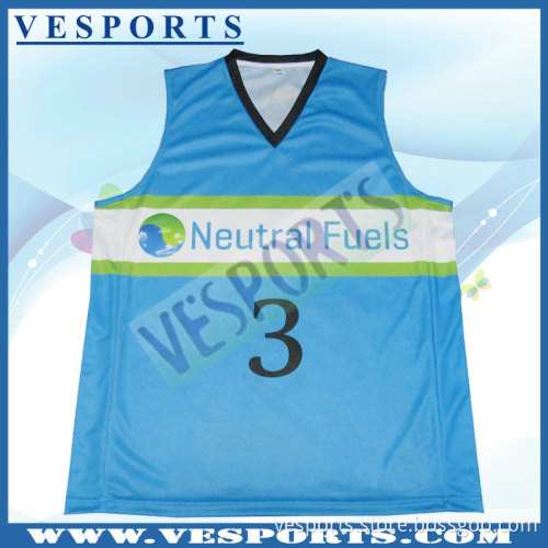 Fully Polyester Sublimation Custom Cheap Basketball Wear